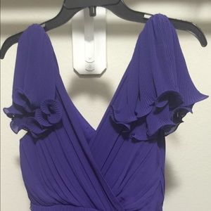 Purple party dress
